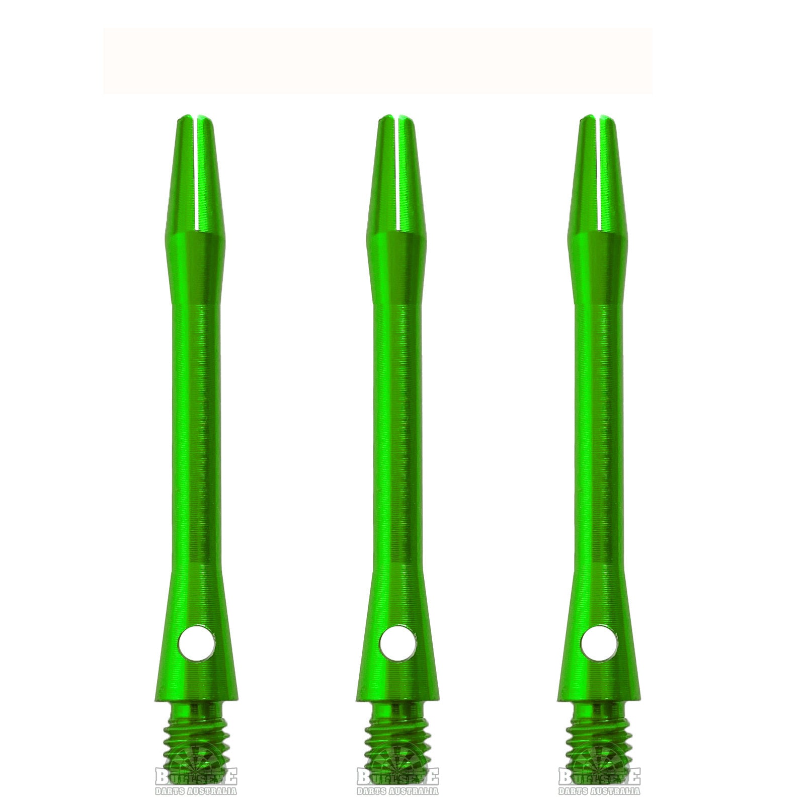 DESIGNA Aluminum Dart Shafts - TWEENIE GREEN 41mm for Professional & Casual Players | Perfect for Steel Tip Darts, Tournaments & Home Practice