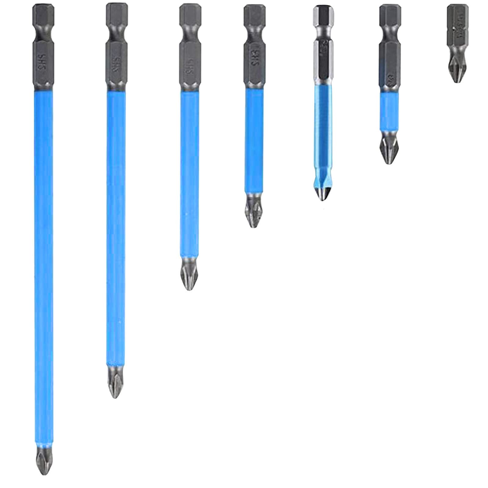 Amikadom Magnetic Non-Slip Drill Bit Set - NV6 Hex Shank Screwdriver Bits for Electric Drills - Perfect for DIY Projects, Home Repairs & Professional Use