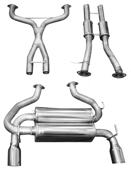 2003-2009 Nissan 350Z Z33 Performance Stainless Steel Exhaust System - 504350D - High Flow Cat-Back for Enhanced Sound & Power - Perfect for Street Racing & Car Enthusiasts