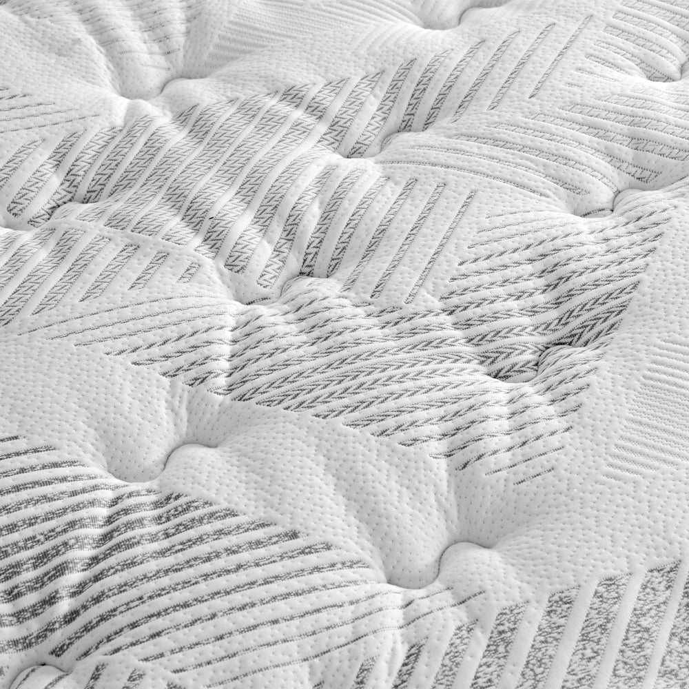Beryl Series Green Tea Infused Mattress - 25cm Thick Single Size, Natural Sleep Solution for Bedroom & Guest Room | Hypoallergenic & Pressure Relief