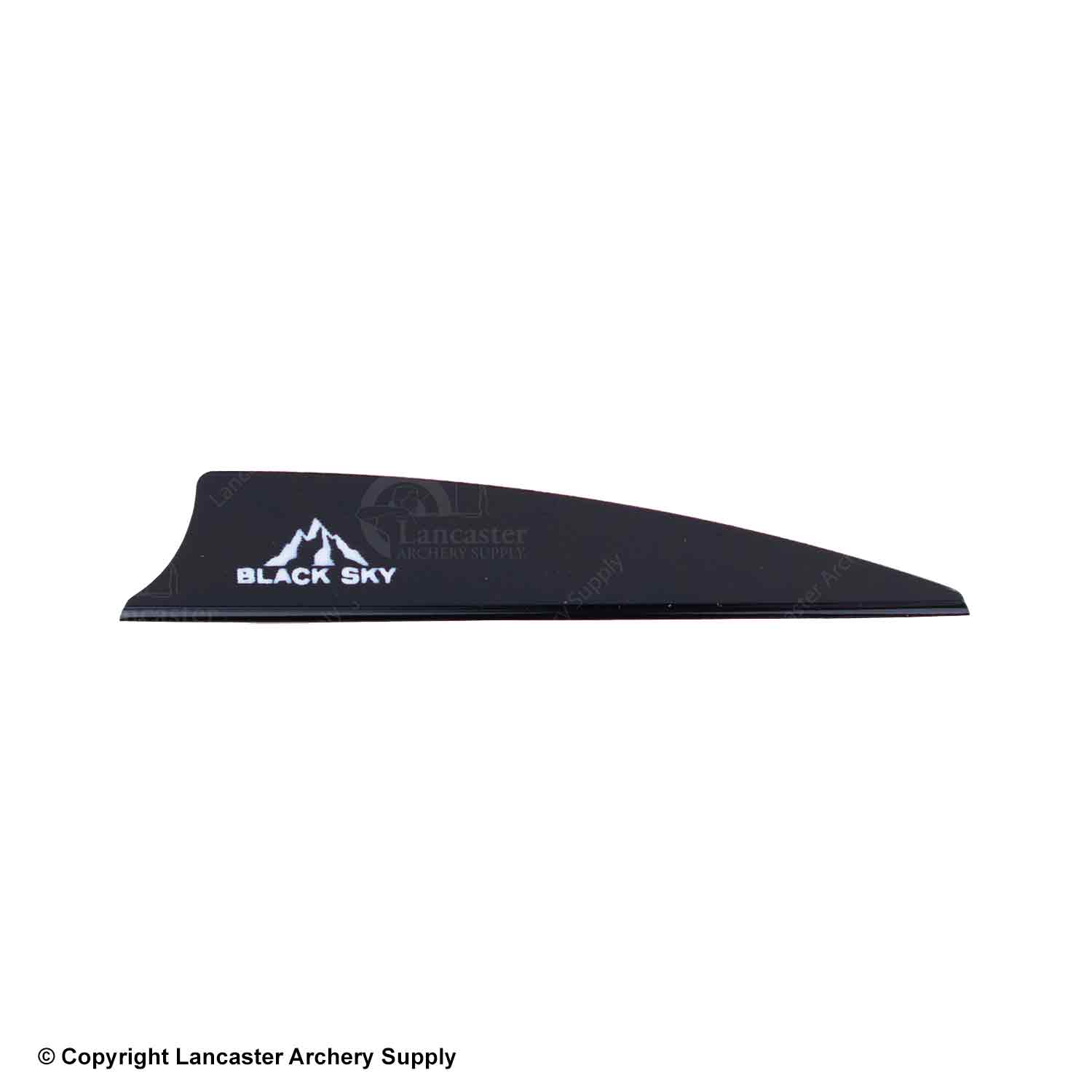 Bohning Black Sky 3 Shield Cut Vane - High Performance Archery Vanes for Hunting & Target Shooting - Perfect for Bow Hunting, 3D Archery & Outdoor Sports