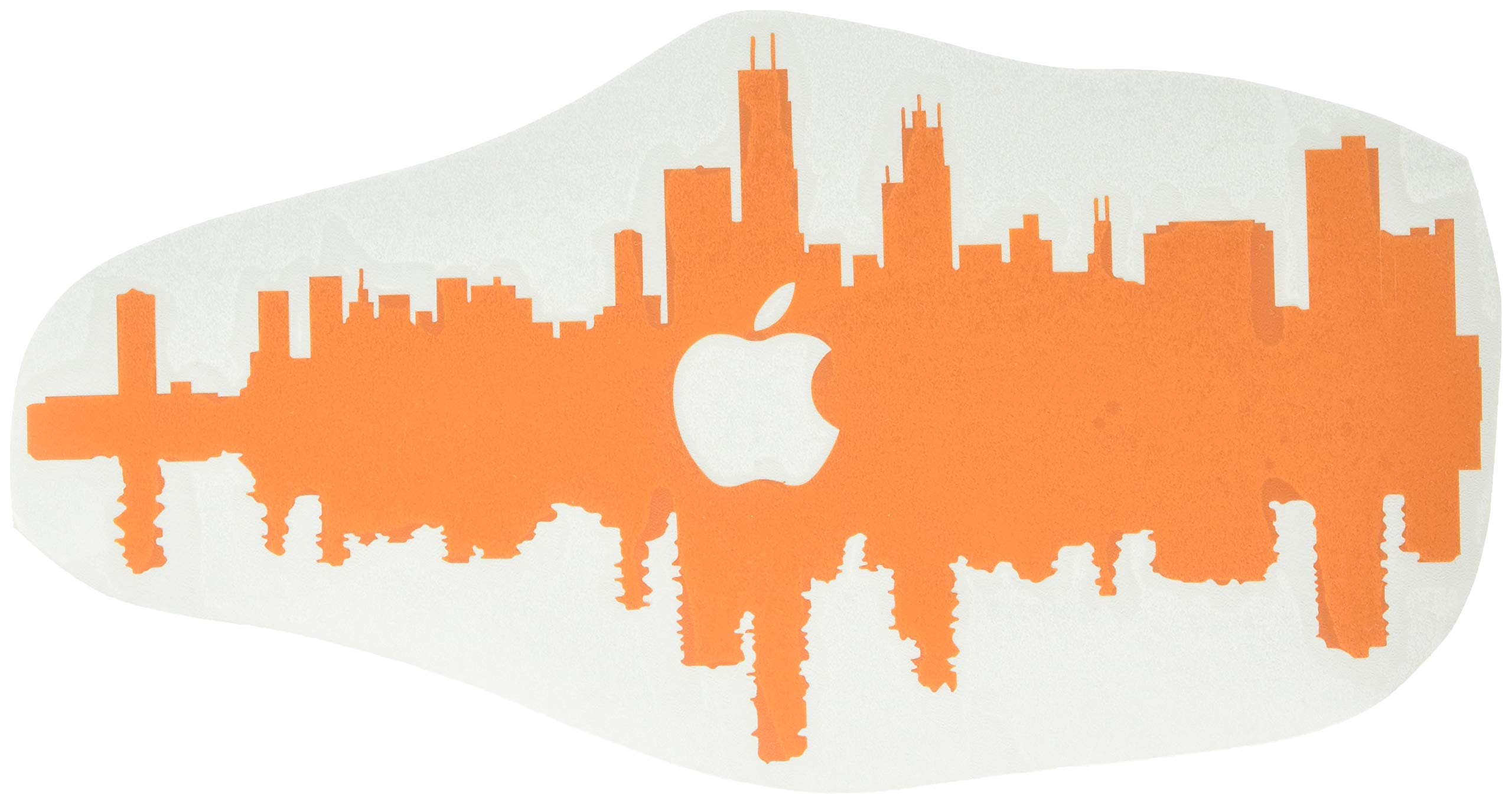 Chicago City Skyline Vinyl Sticker for 12