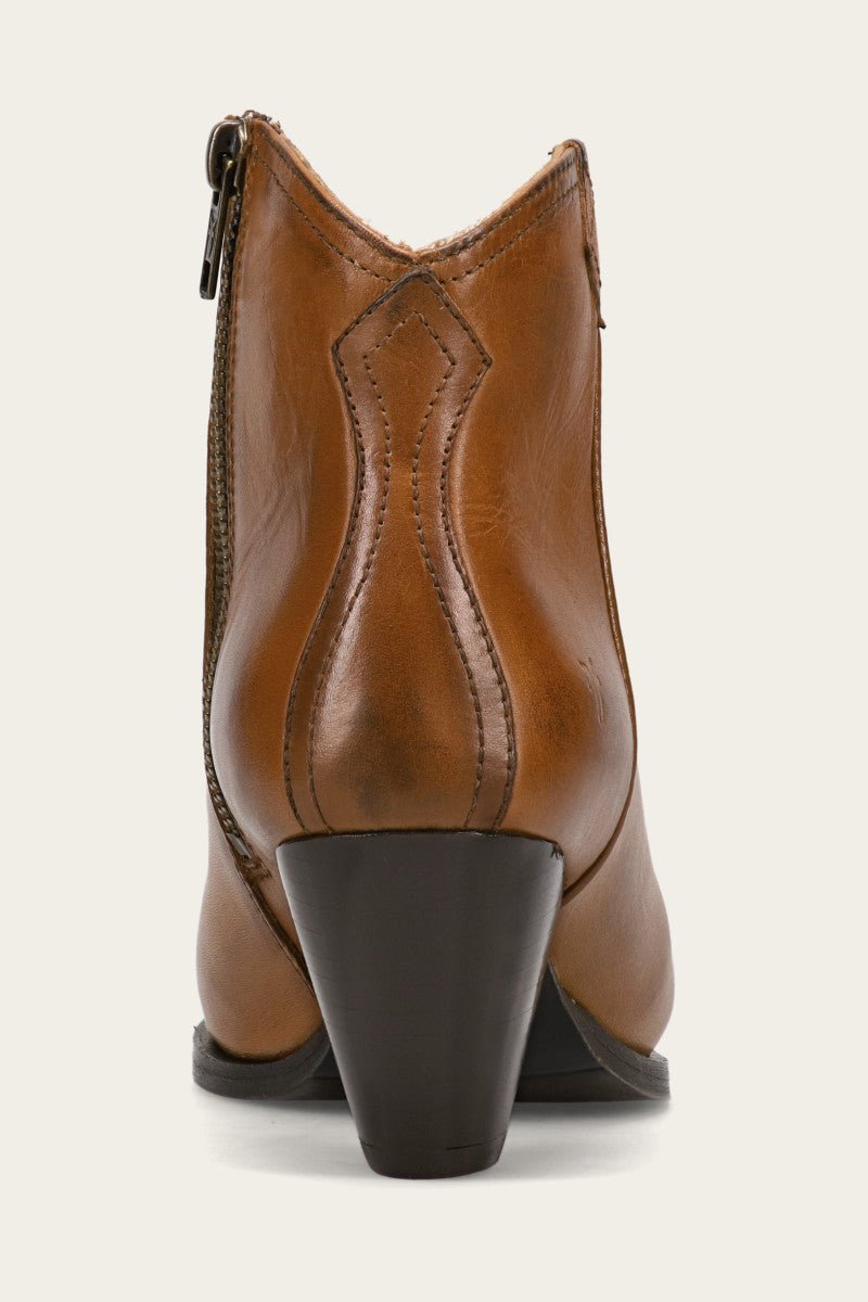 Vintage June Western Shootie Boots - Authentic Pre-Owned Cowgirl Ankle Boots for Women | Perfect for Country Rodeo, Line Dancing & Western Fashion