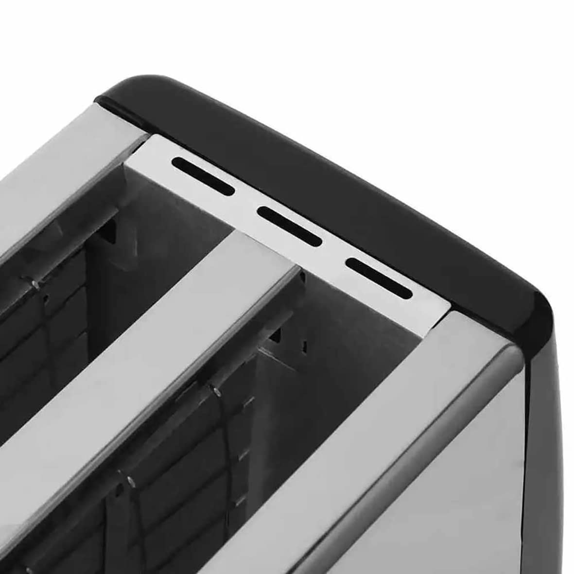 Stainless Steel 750W 2-Slice Toaster - Quick & Even Toasting for Bagels, Bread, Sandwiches - Perfect for Breakfast, Office, Dorm & Small Kitchens