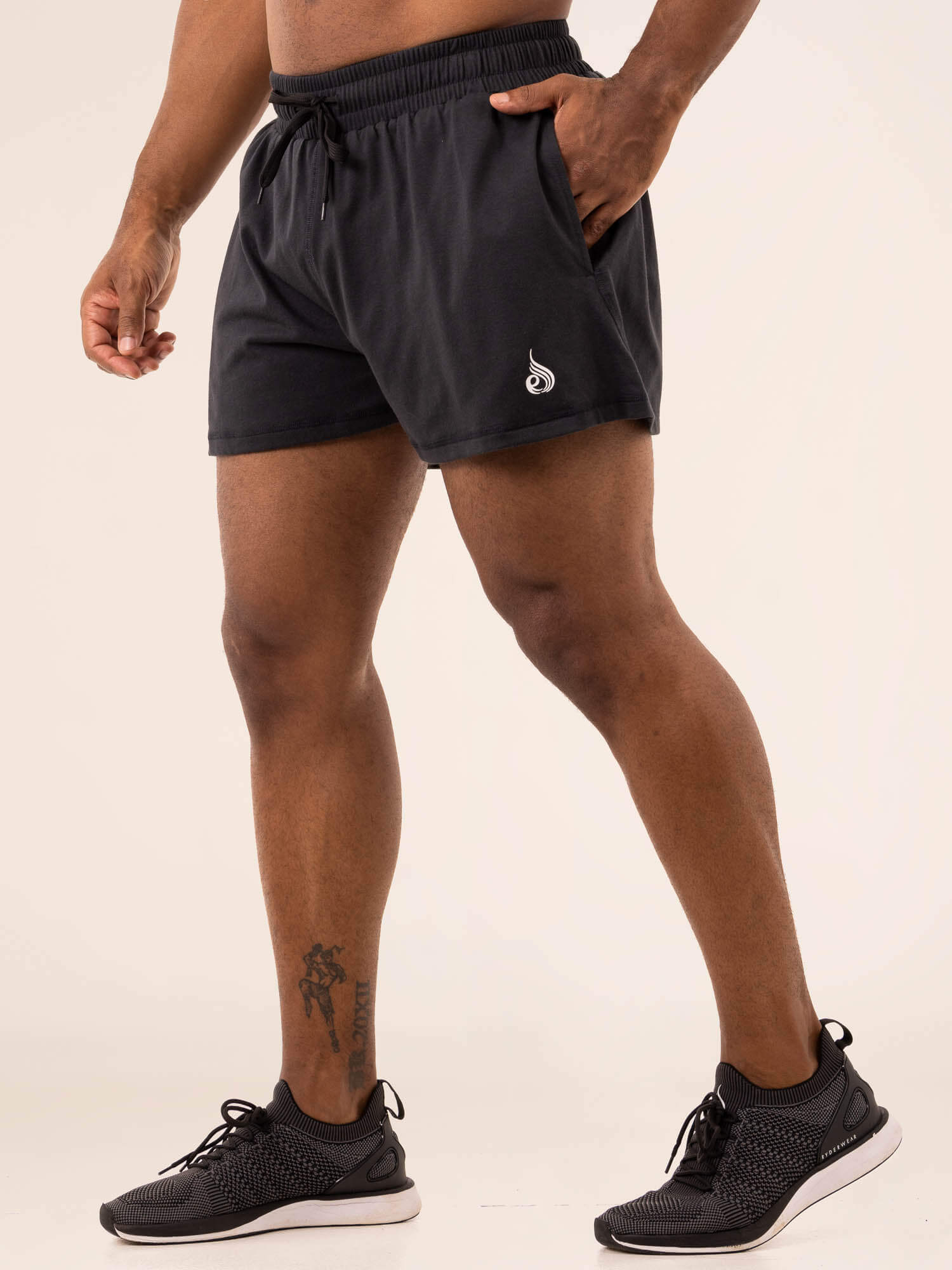 Emerge Arnie Shorts - Faded Black | Comfortable & Stylish Men's Casual Shorts for Summer, Gym, and Outdoor Activities