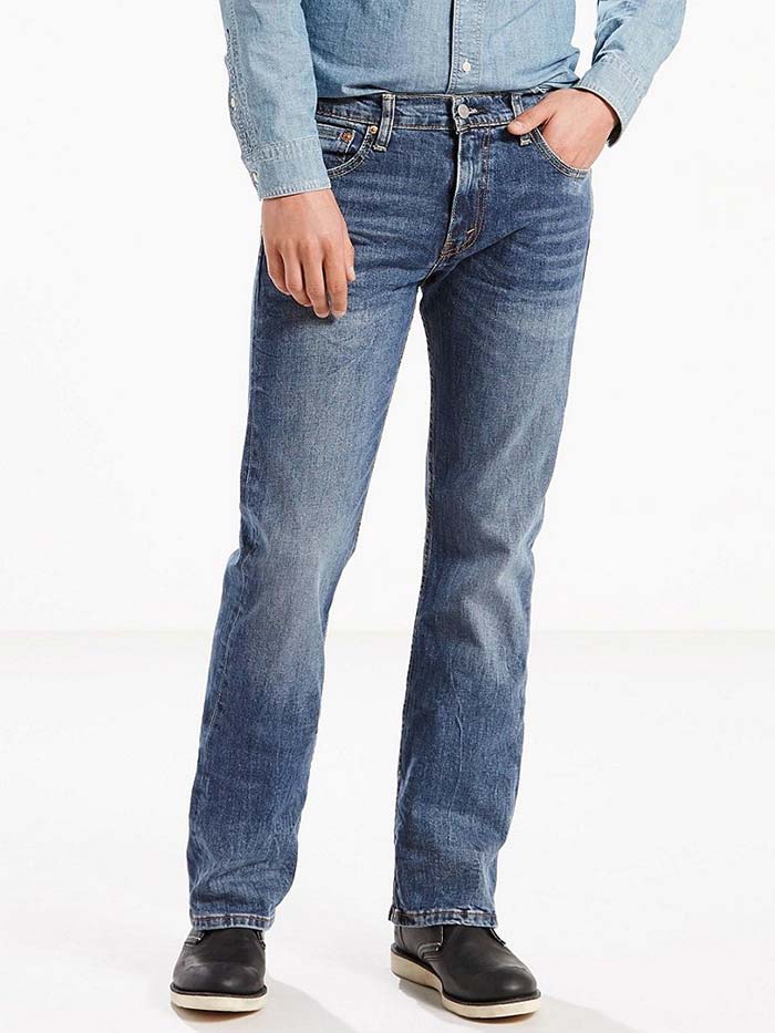 Levi's 527 Slim Boot Cut Stretch Jeans for Men - Comfortable Indigo Wash Denim Pants | Perfect for Casual Wear, Night Out & Everyday Style