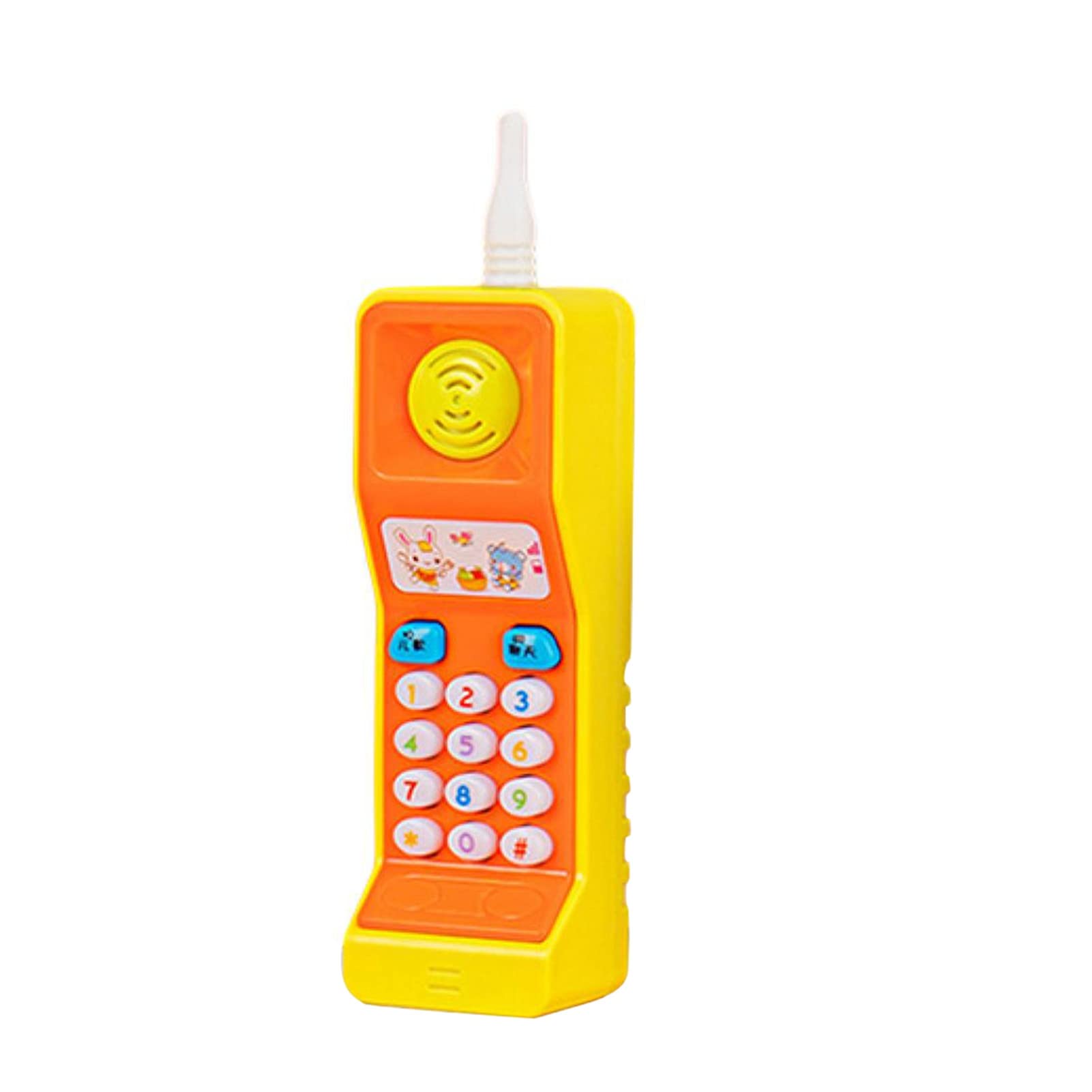 Baby Learning Toy - Smartphone-Shaped Remote Control with 5 Educational Songs | Colorful Cartoon Design & Rounded Edges | Early Childhood Development Toy for Infants & Toddlers (Random Color) | Perfect for Playtime, Travel & Interactive Learning