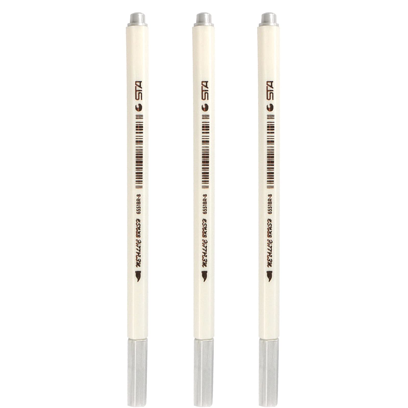 Metallic Pearl Colored Markers - Vibrant Graffiti Pens for Coloring, Drawing & Office Stationery (Silver) - Perfect for Art, DIY Projects & School Supplies