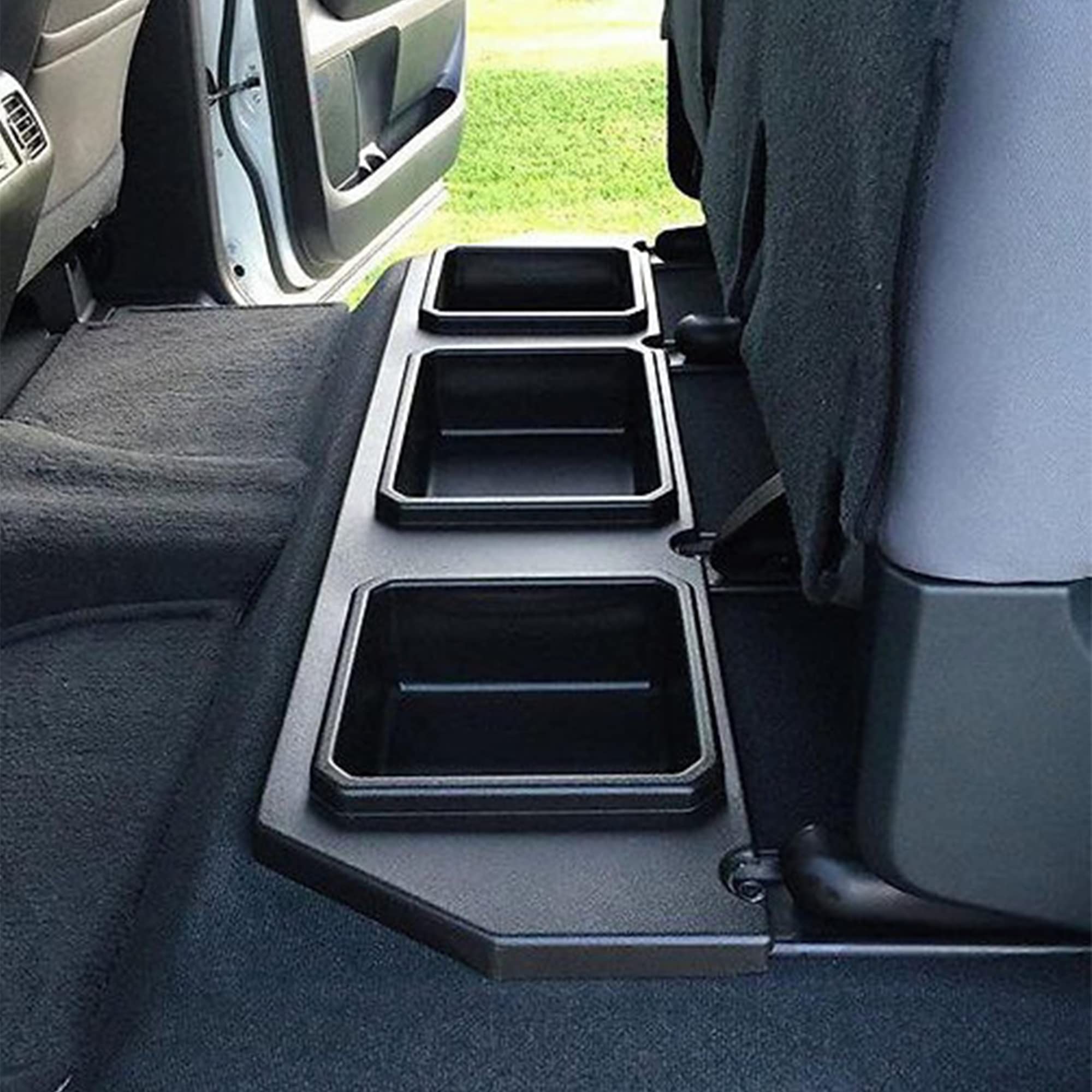 2014-2019 Toyota Tundra CrewMax Under Seat Storage Organizer - Durable Plastic Truck Storage Box for Tools, Documents & Accessories - Perfect for Road Trips, Camping & Work Essentials