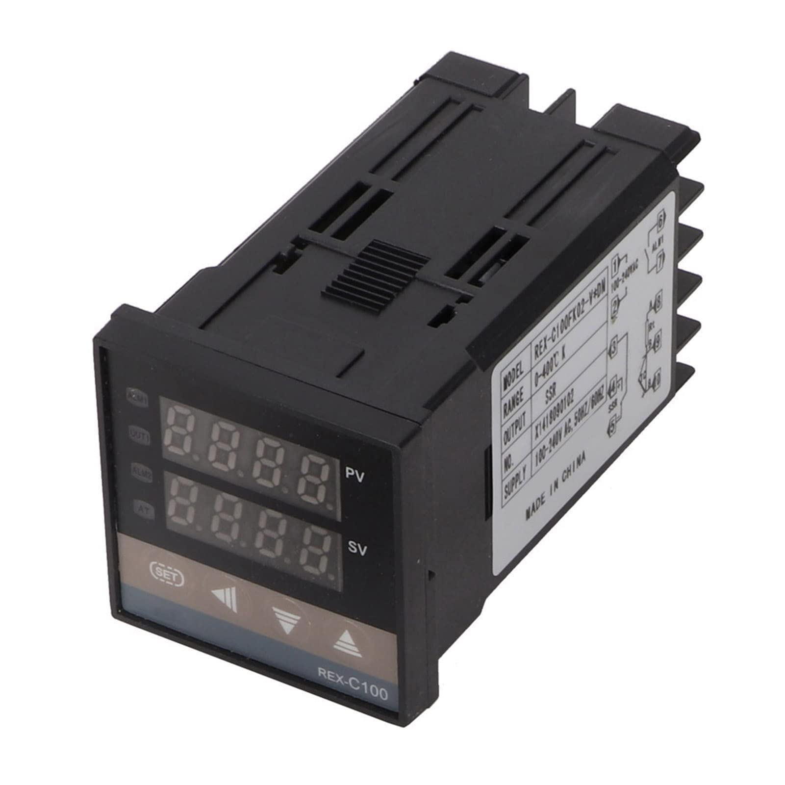 C100FK02 Digital Temperature Controller Kit with LED Display for Electric Power & Chemical Industry - Precise Power & Temperature Control for Industrial Applications