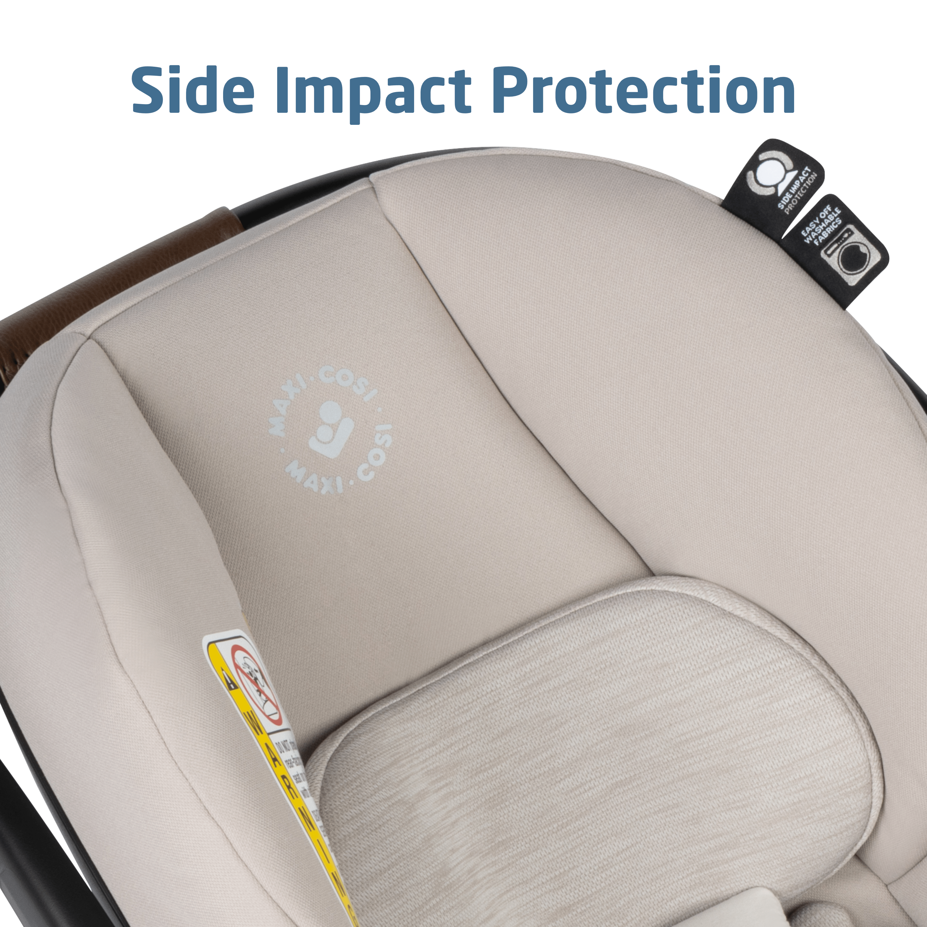 Maxi Cosi Mico Luxe Infant Car Seat with Vegan Leather Grip - Premium Baby Safety Car Seat for Newborns - Perfect for Travel, Shopping & Family Outings