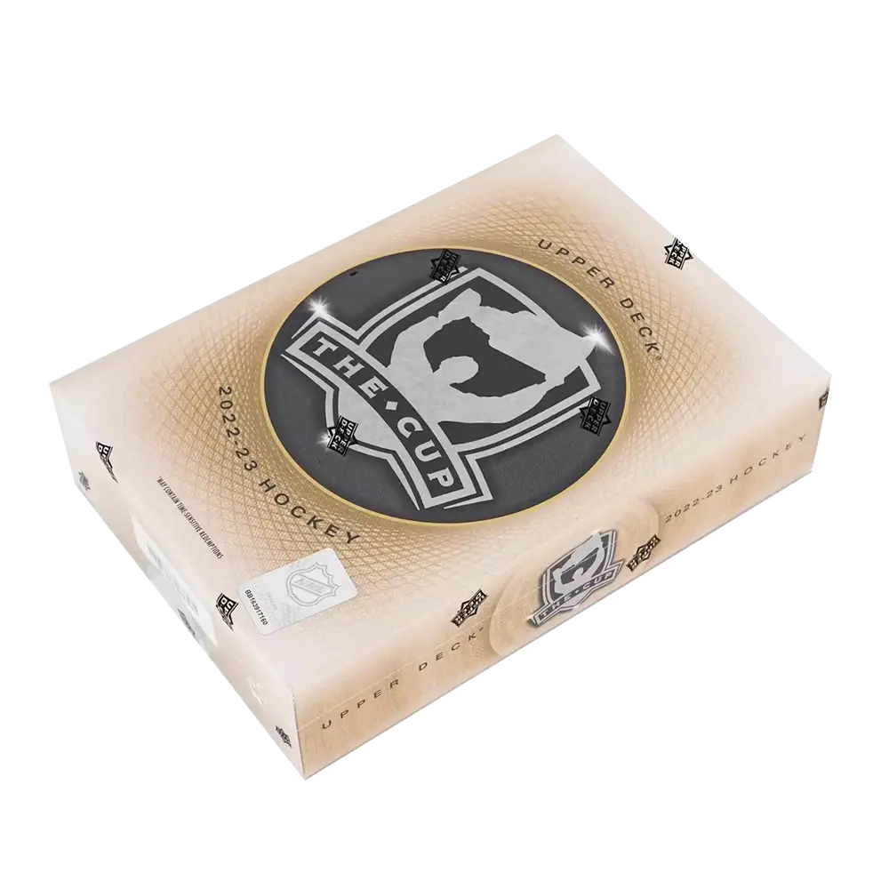 2022-23 Upper Deck The Cup Hockey Hobby Box - Premium NHL Trading Cards Collection for Collectors & Investors - Perfect for Sports Memorabilia Displays & Trading Card Games