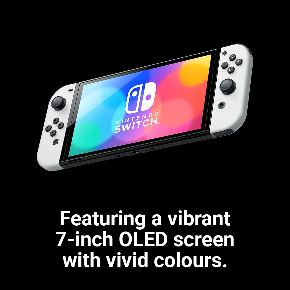 Nintendo Switch OLED Model - White Console with 7