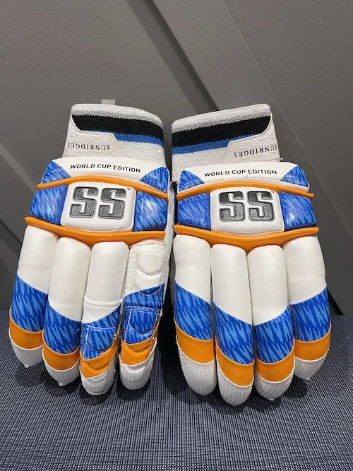 Premium SS World Cup Edition Cricket Batting Gloves for Adults - Lightweight & Durable Protection - Perfect for Professional Matches, Training & Casual Play