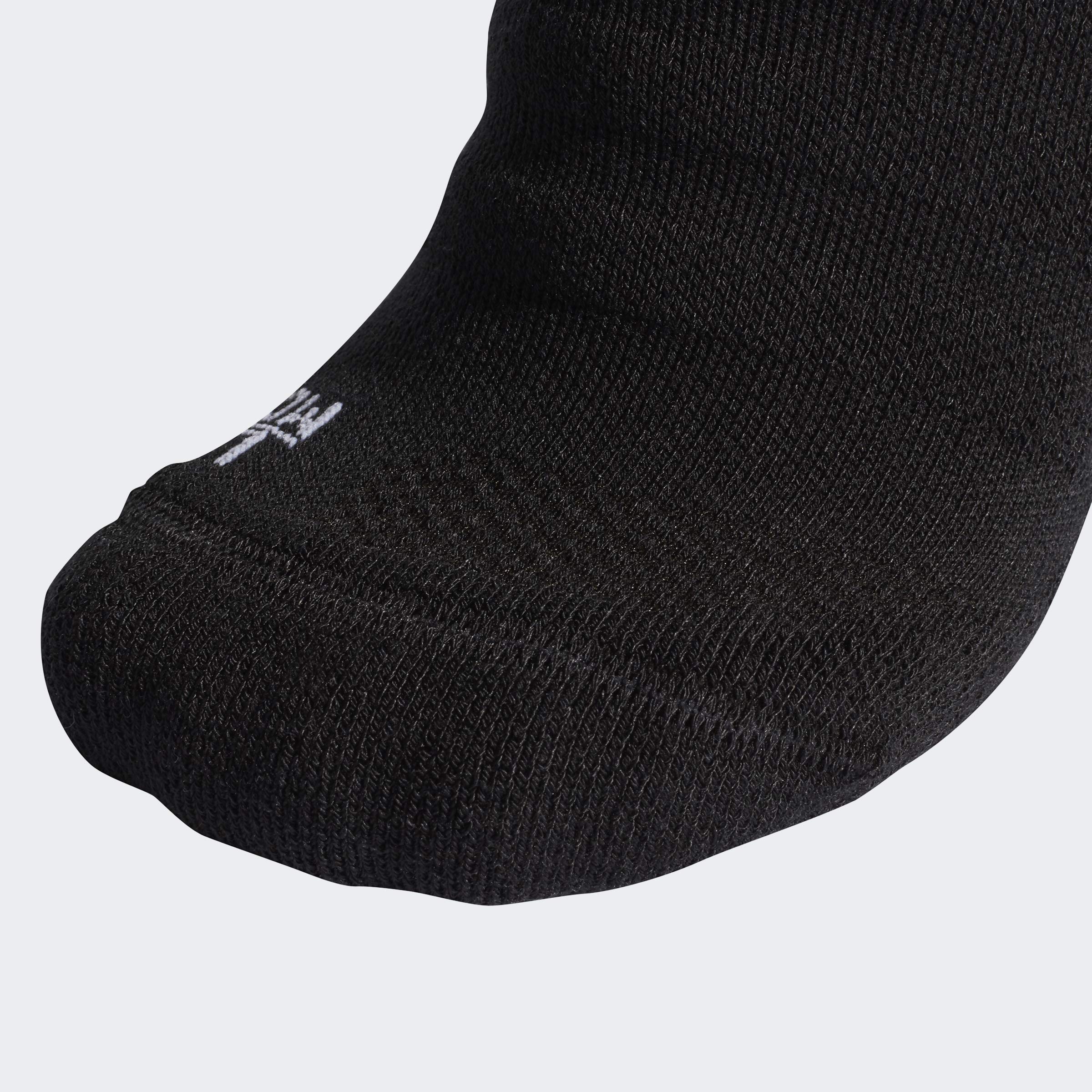 Adidas Alphaskin Lightweight Cushioning Crew Socks for Men - Black (Size 9-11) | Moisture-Wicking Athletic Socks for Running, Gym & Everyday Comfort