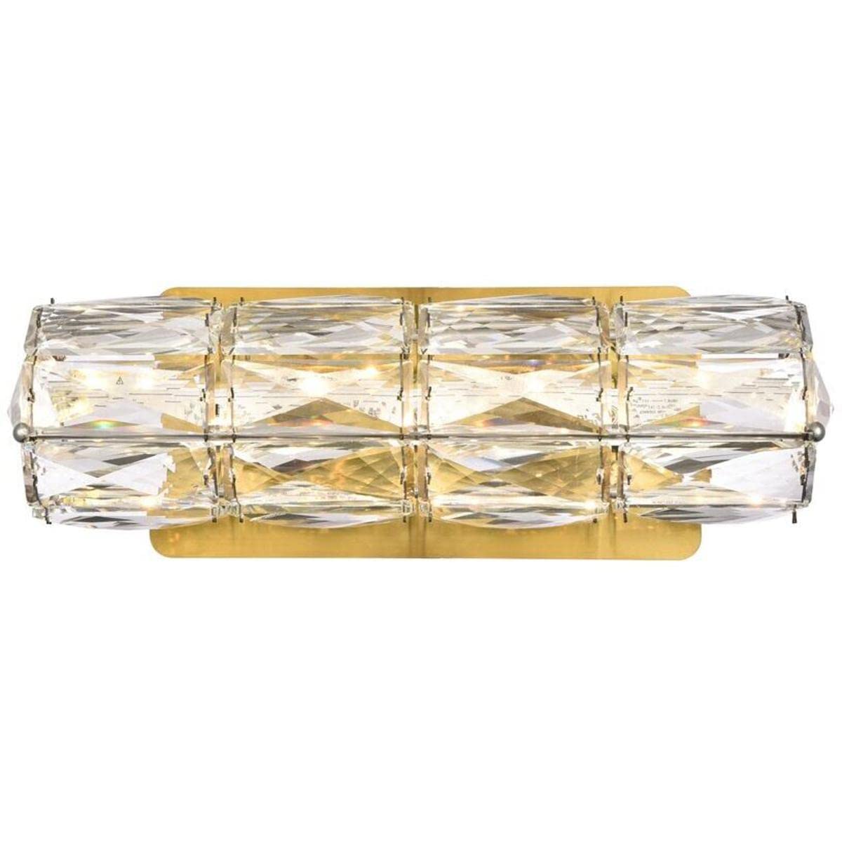 12 Inch Gold LED Linear Wall Sconce - Modern Indoor Lighting Fixture for Living Room, Bedroom & Hallway Decor