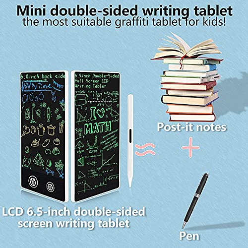 Double-Sided Full Screen LCD Writing Tablet - Digital Handwriting Board & Drawing Pad for Kids & Adults - Perfect for Note Taking, Doodling, and Creative Sketching at Home, School, or Office