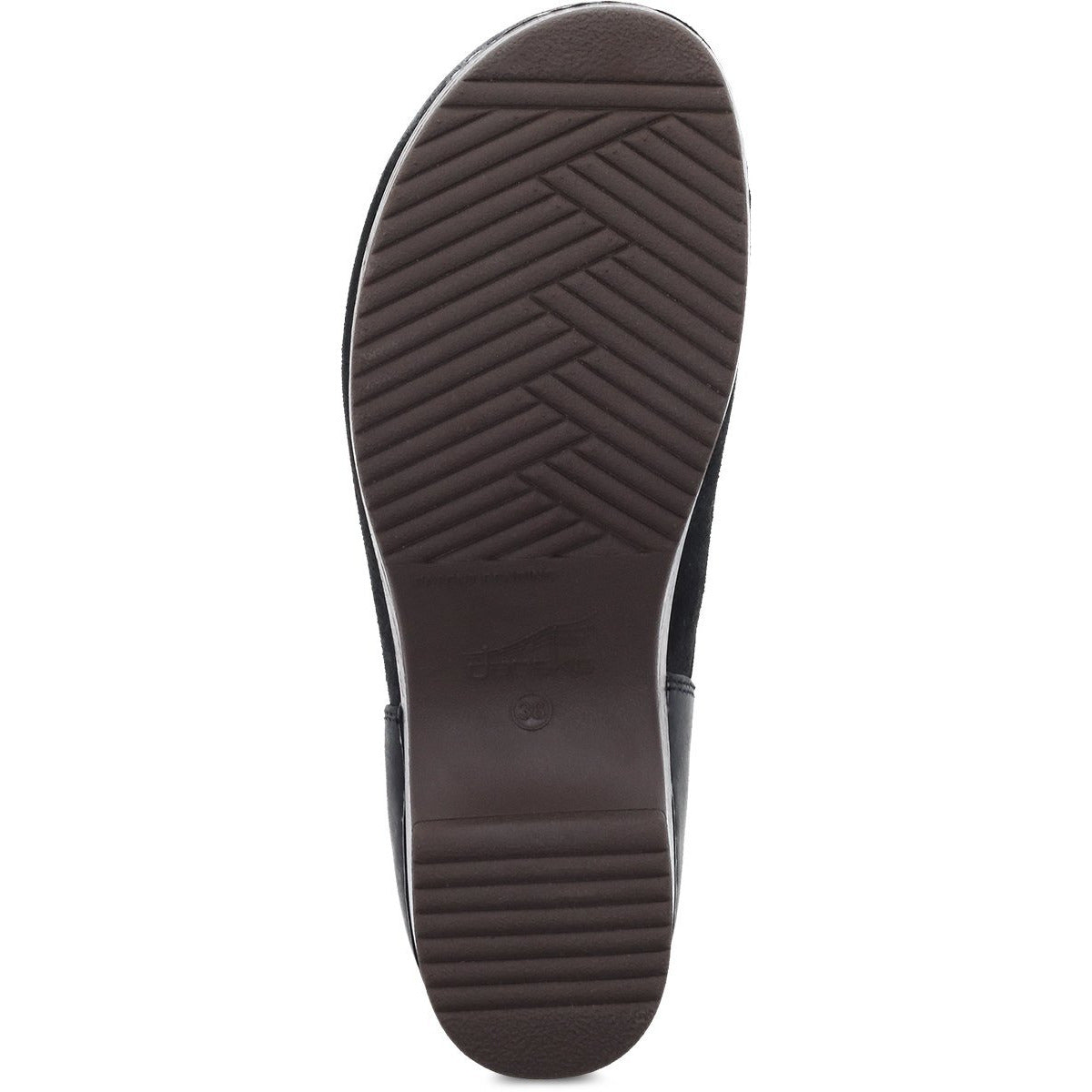 DANSKO BRENNA Black Burnished Suede Clogs - Comfortable Women's Slip-On Shoes for Nurses, Teachers & Healthcare Workers