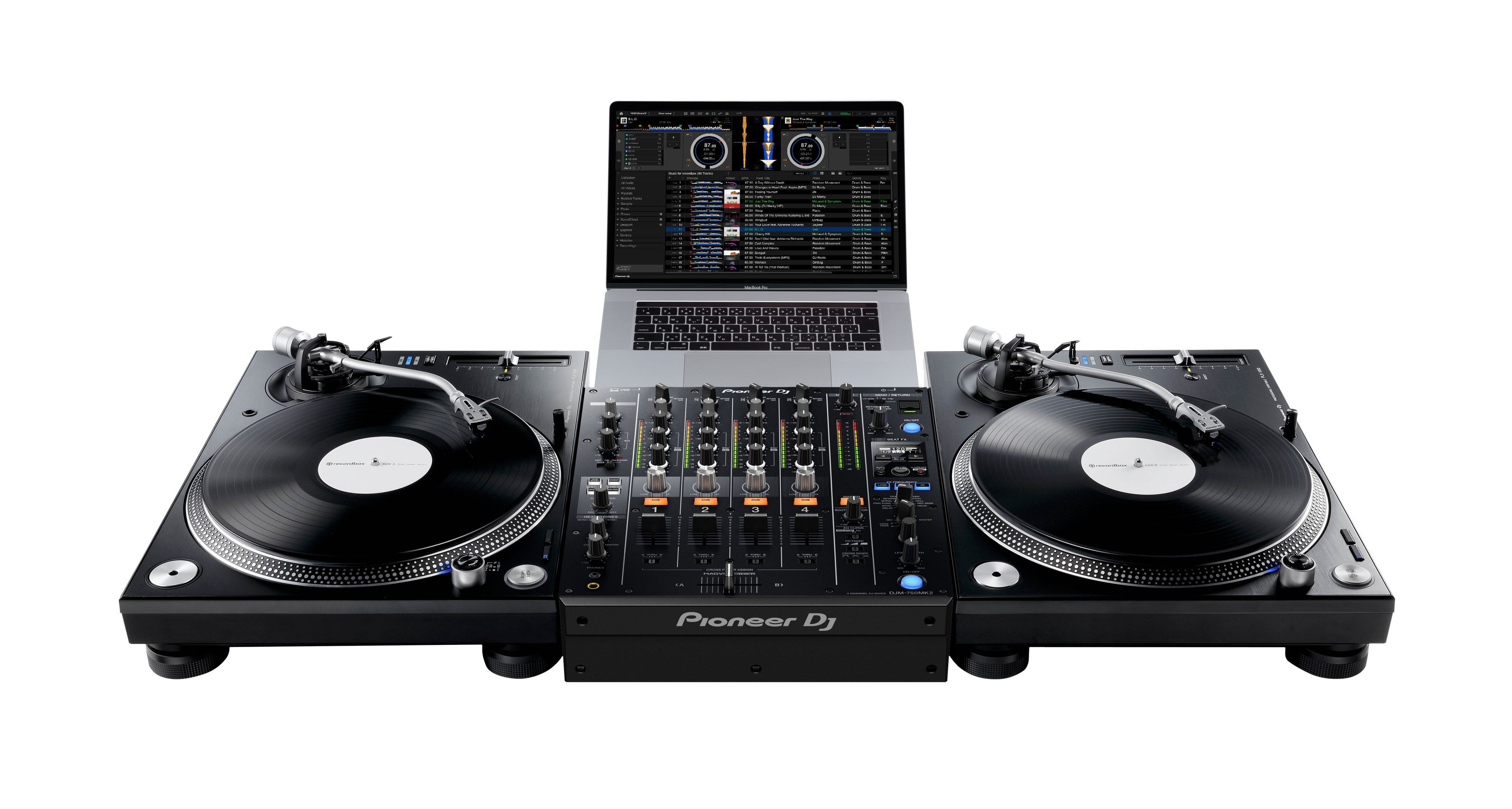 Pioneer DJM-750MK2 Professional 4-Channel DJ Mixer - High-Performance Audio Mixing for Clubs, Events & Home DJing