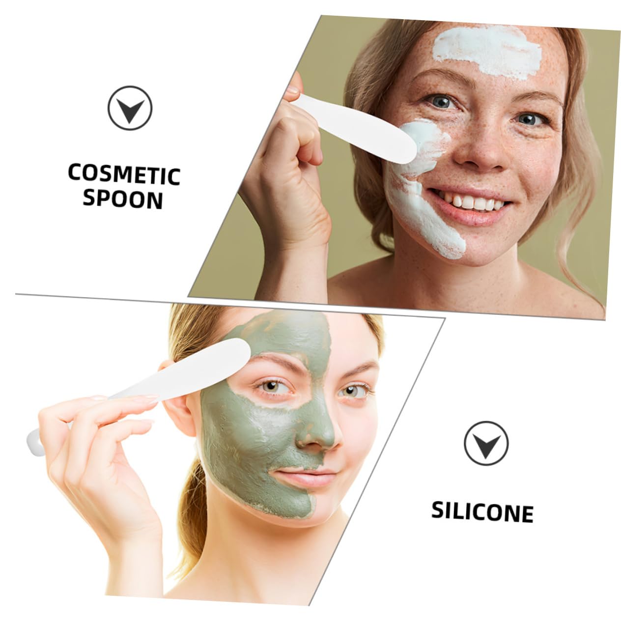 20pcs Silicone Makeup Spatula Set - Skin Care & Cosmetic Lotion Spatula Tool for Creams, Serums, Masks - Perfect for Home, Salon & Travel Use