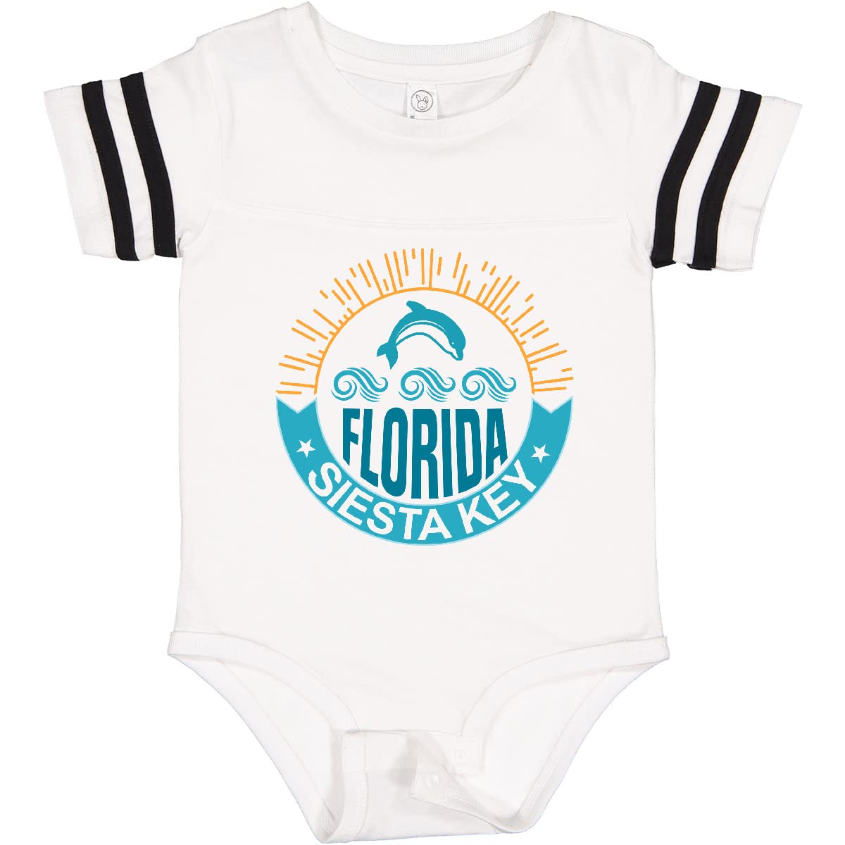 Inktastic Siesta Key Florida Beach Vacation Baby Bodysuit - Cute Outfit for Beach Trips, Family Photos & Vacation Memories