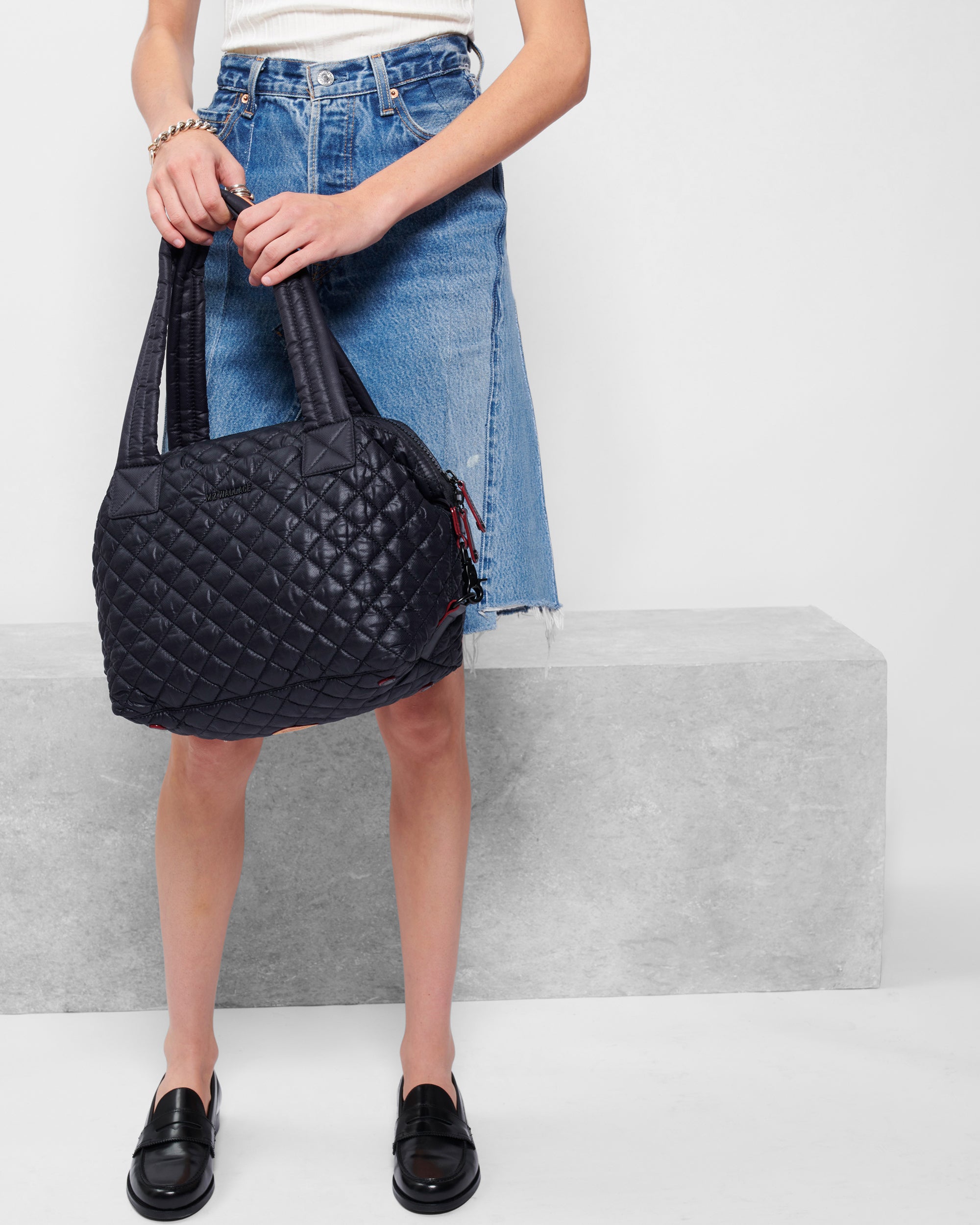 MZ Wallace Medium Sutton Deluxe Crossbody Bag for Women - Stylish & Lightweight Leather Tote with Adjustable Strap - Perfect for Work, Travel & Everyday Use