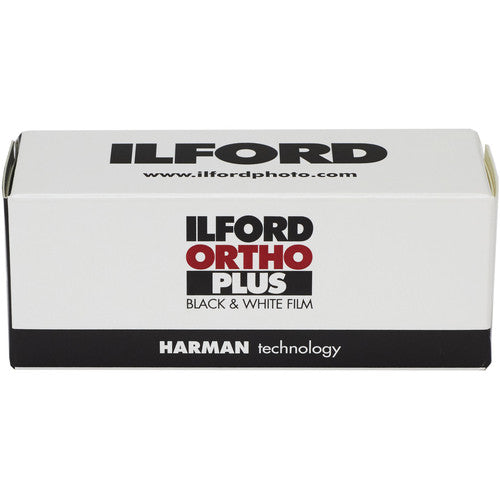 Ilford Ortho Plus Black and White Negative Film 120 Roll Film - Perfect for Street Photography, Portraits & Darkroom Printing