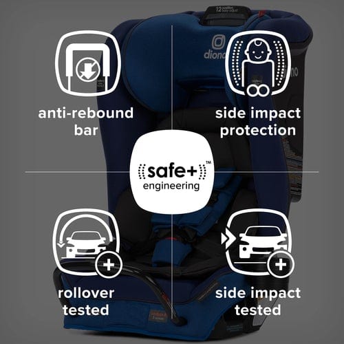 Diono Radian 3RXT Safe+ Convertible Car Seat for Toddlers & Kids - 3-in-1 Rear Facing, Forward Facing & Booster Seat - Perfect for Travel, School Runs & Family Road Trips