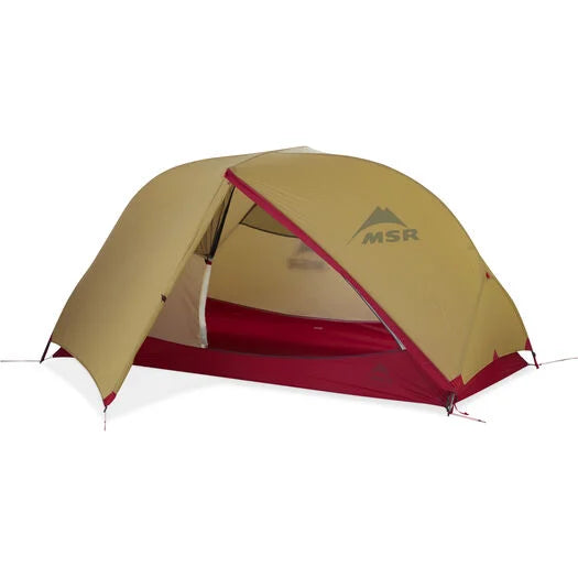 MSR Hubba Hubba 1-Person Lightweight Backpacking Tent - Ultralight Compact for Solo Hiking, Camping & Outdoor Adventures