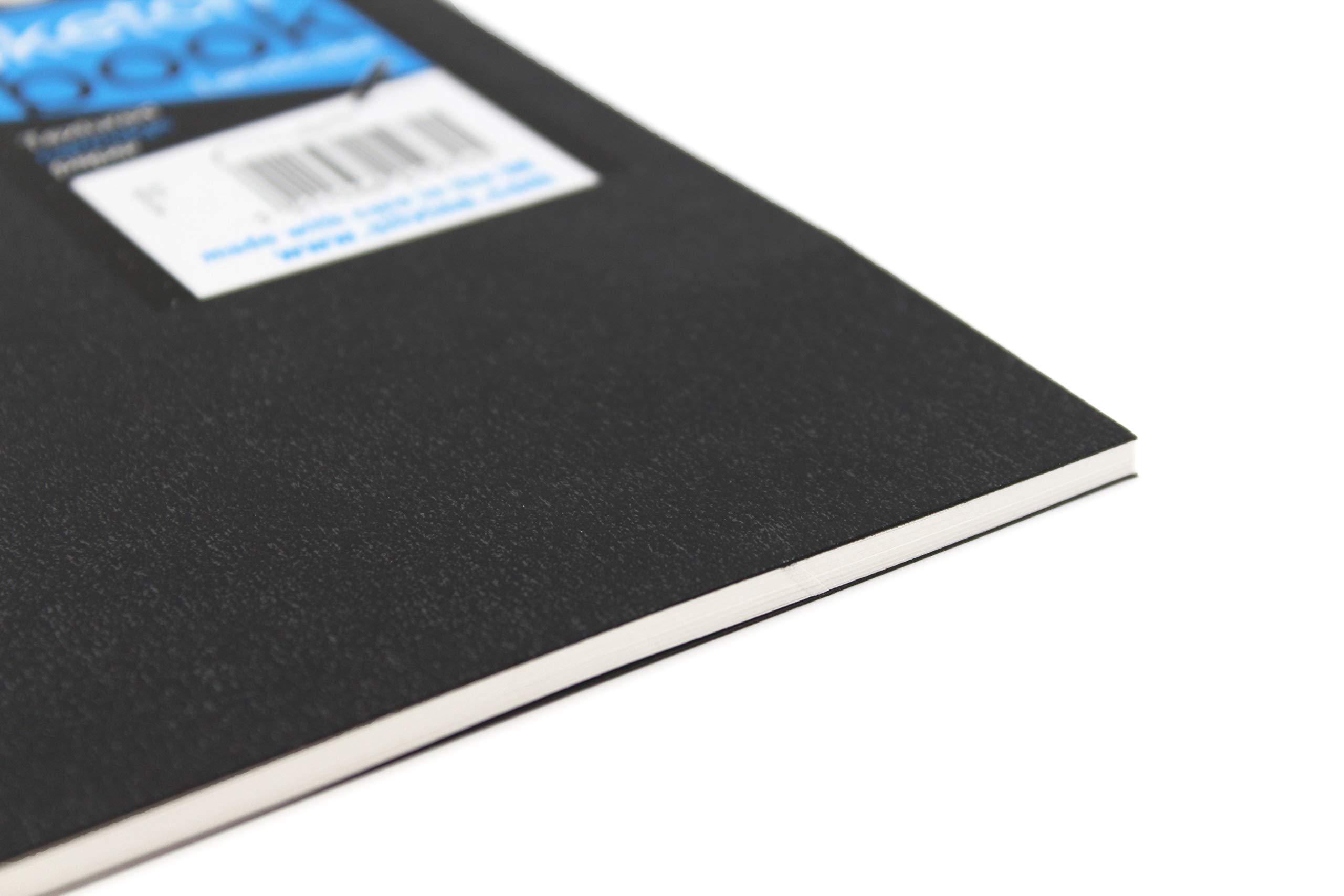 Premium Silvine Field Sketchbook - A4 Landscape Size, Black Cover - Perfect for Outdoor Drawing, Travel Journaling & Nature Sketching