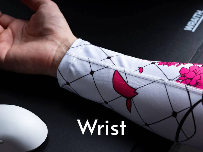 Wraith Flex Arm Sleeve - Compression Support for Basketball, Tennis & Gym Workouts - Breathable & Moisture-Wicking Sports Arm Sleeve for Men & Women - Perfect for Running, Cycling & Outdoor Activities