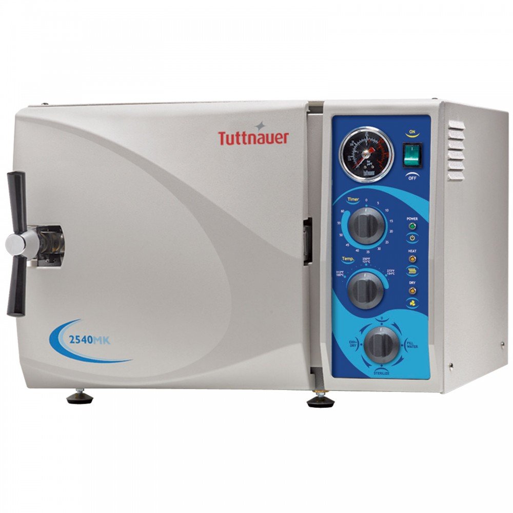 Tuttnauer 2540MK Autoclave Sterilizer - Medical Grade Steam Sterilizer for Dental, Tattoo & Nail Salon Equipment - Perfect for Clinics, Spas & Beauty Professionals
