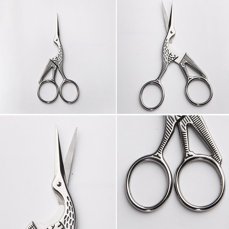 Premium Stainless Steel Stork Scissors - Sharp Surgical-Grade Scissors for Medical, Crafting & First Aid - Ideal for Nurses, Doctors, Artists & DIY Enthusiasts