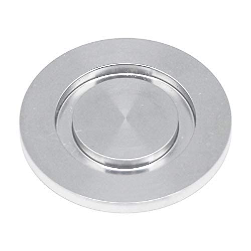 KF16 Blank Flange - 304 Stainless Steel Blind Flange Cap & Vacuum Fitting Stopper (KF-16) | Ideal for Vacuum Systems, Laboratory Equipment & Industrial Piping Applications