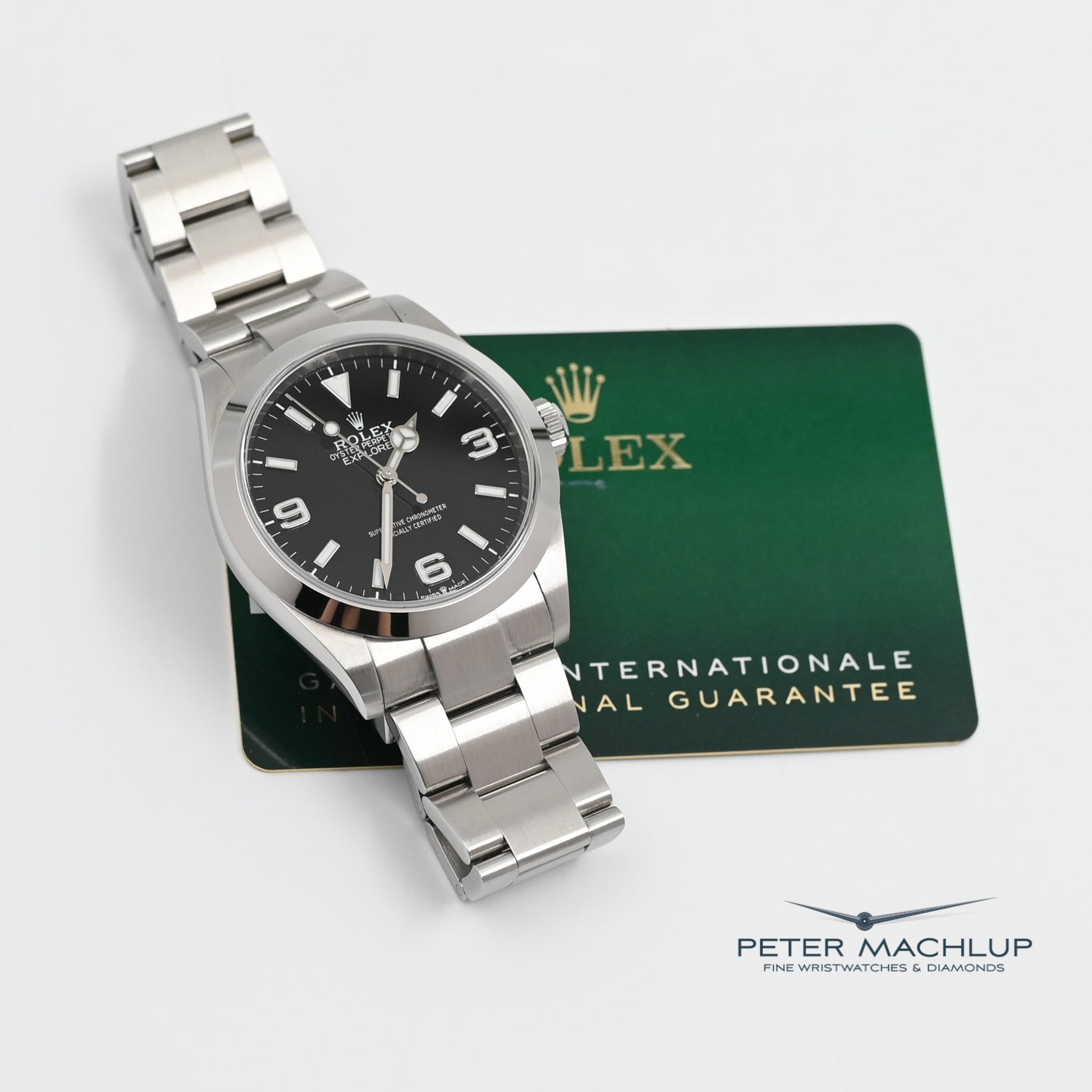 Rolex Explorer 40mm Stainless Steel Men's Watch - Luxury Automatic Timepiece for Outdoor Adventures & Business Occasions
