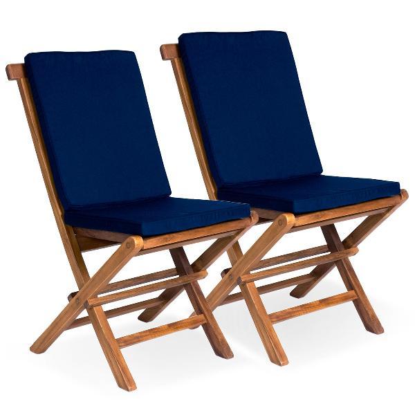 Portable Folding Chair Set with Comfortable Cushions - Perfect for Camping, Picnics, Beach & Outdoor Events