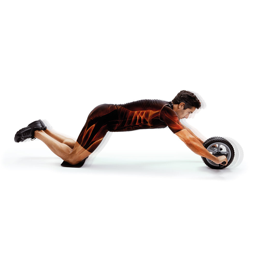 66Fit Power Wheel - Ab Roller Wheel for Core Workouts, Home Gym & Fitness Training - Strengthen Abs, Back & Arms with Ergonomic Design - Perfect for Home Exercise, Gym & CrossFit Training
