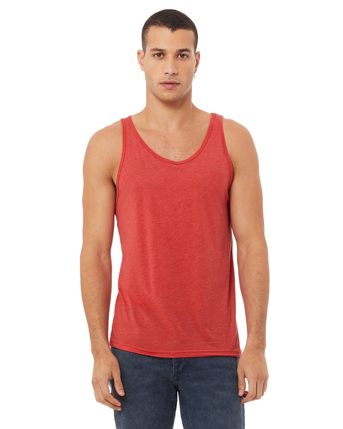 Bella + Canvas 3484 Unisex Triblend Tank Top - Soft Tri-Blend Fabric, Breathable & Comfortable for Gym, Yoga, Running & Summer Wear