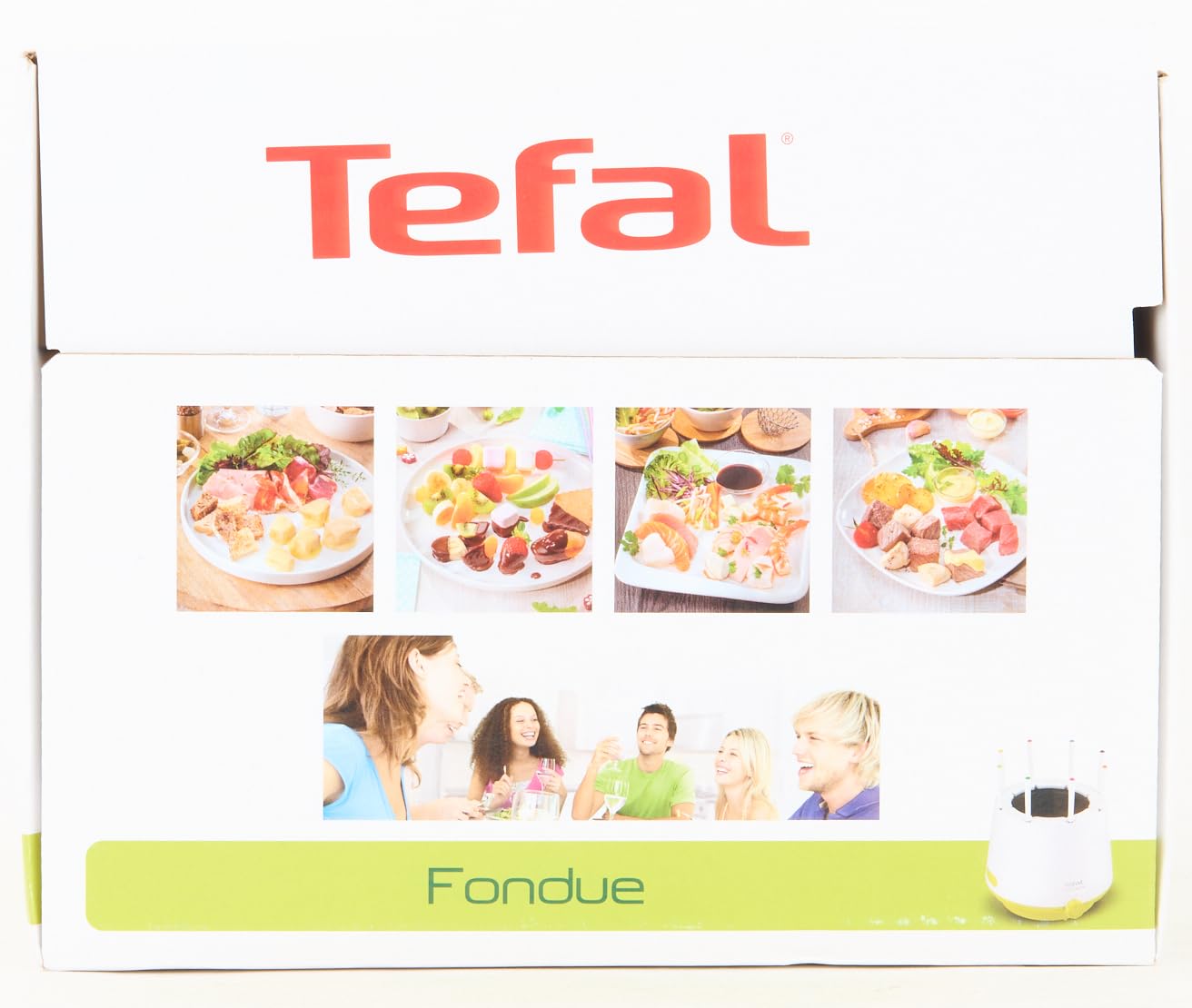 Tefal Colormania EF260312 ThermoProtect Electric Fondue Set - 8-Piece Non-Stick Cheese & Chocolate Fondue Maker for Parties & Family Gatherings - Perfect for Valentine's Day, Christmas & Entertaining