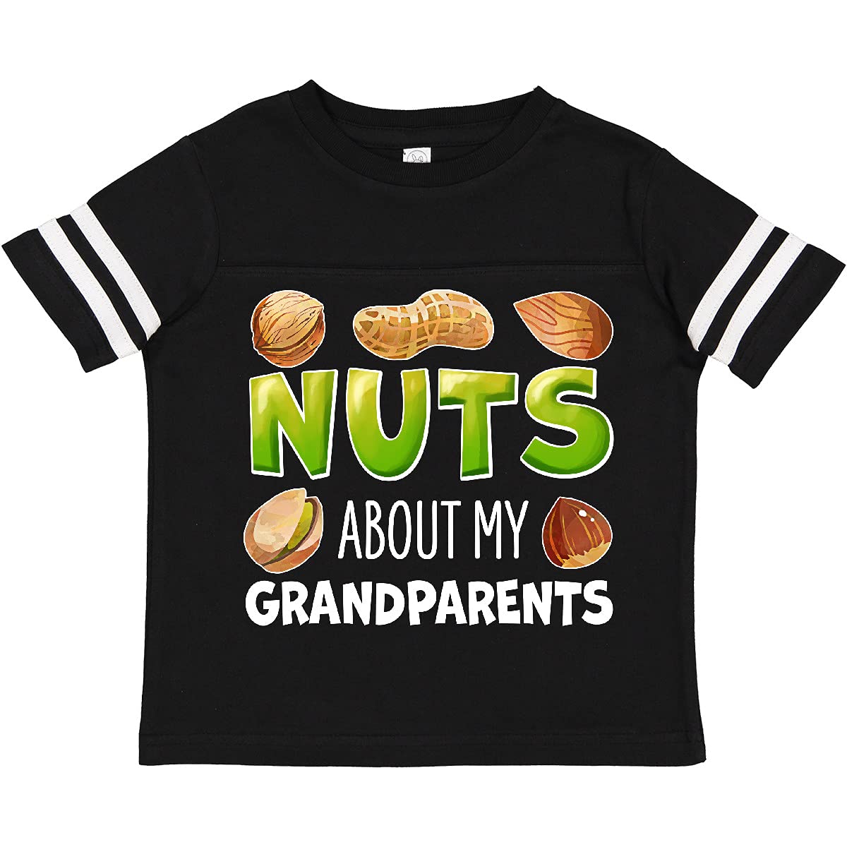 Buy Inktastic Nuts About My Grandparents Peanut Almond Pistachio Toddler T-Shirt - Cute Graphic Tee for Grandparents Day & Family Reunions