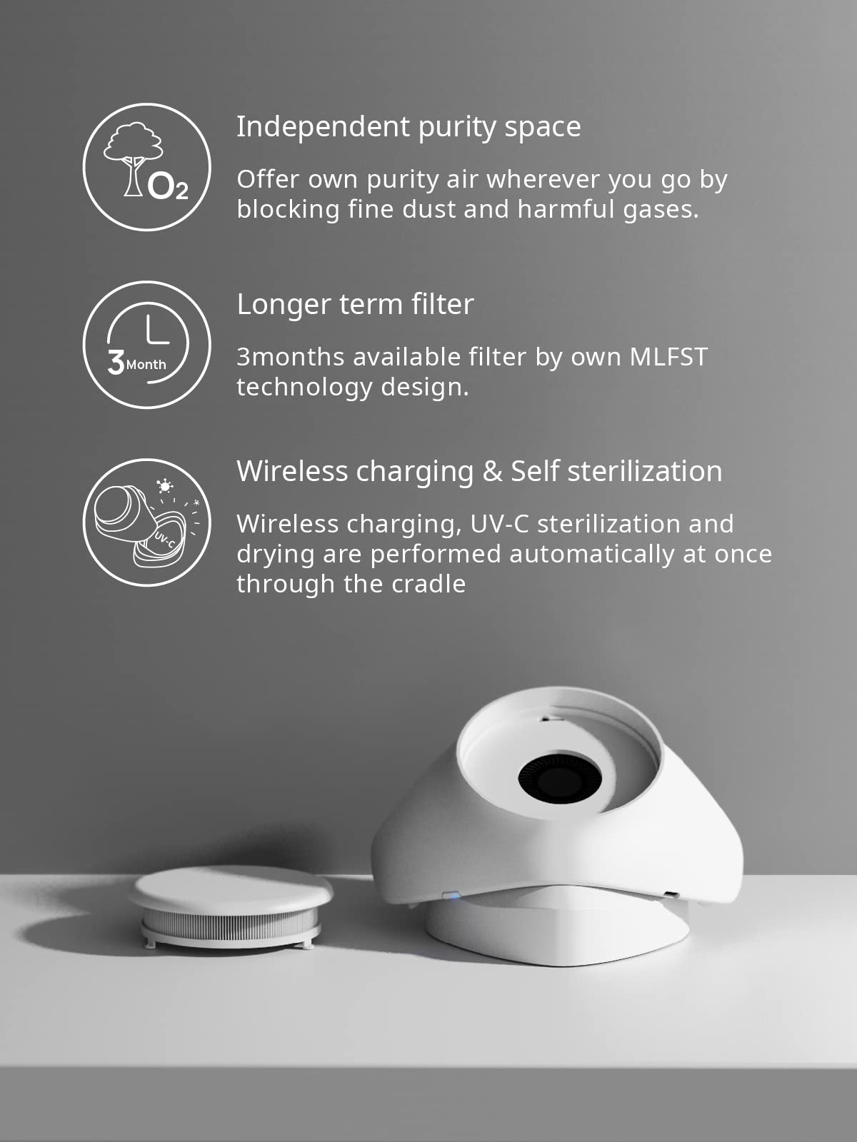 CALAB Aero Breath FE Version FDA Approved Mask - Wearable Air Purifier with Electric Fan for Spray Painting, Chemical & Formaldehyde Protection - Ideal for Construction, DIY Projects & Industrial Work