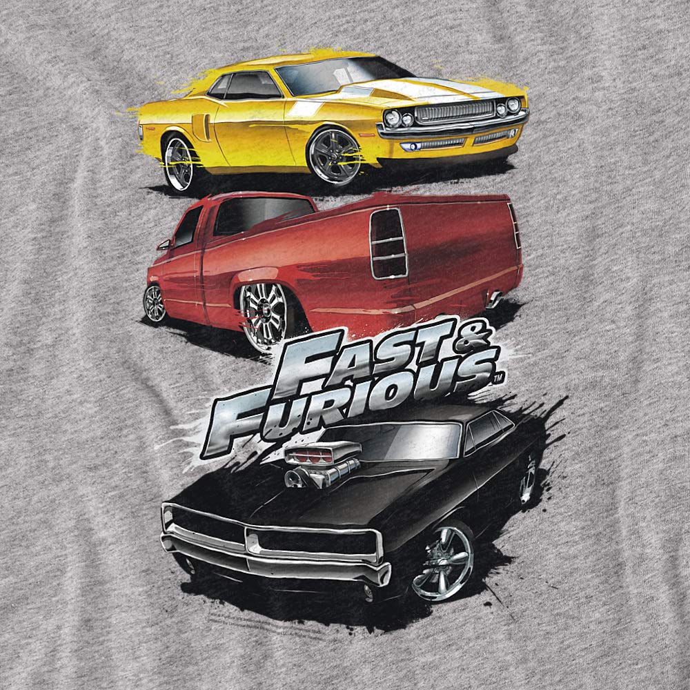 Fast and Furious Muscle Car Splatter Graphic Unisex T-Shirt for Men & Women - Perfect for Movie Fans, Car Enthusiasts, and Casual Wear