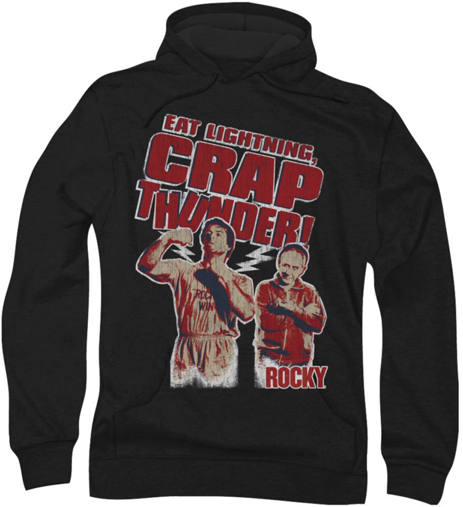 Rocky Men's Eat Lightning Hoodie - Stylish & Comfortable Pullover for Casual Wear, Gym, and Outdoor Activities