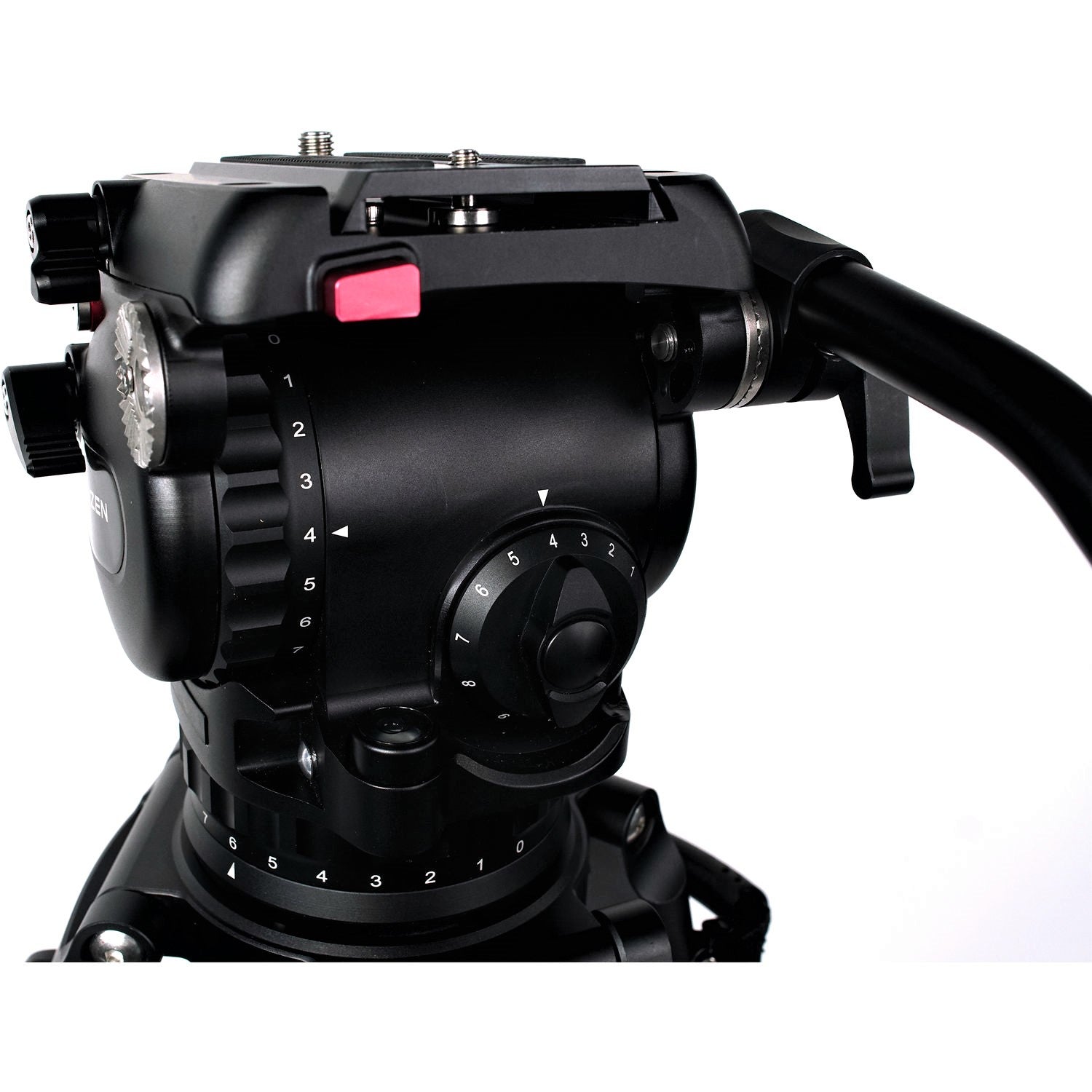 OZEN AGILE 15S S LOC Fluid Head Tripod - Professional Video Camera Fluid Head for Smooth Panning & Tilting - Perfect for DSLR, Mirrorless, and Camcorders - Ideal for Filmmaking, Vlogging, and Live Streaming