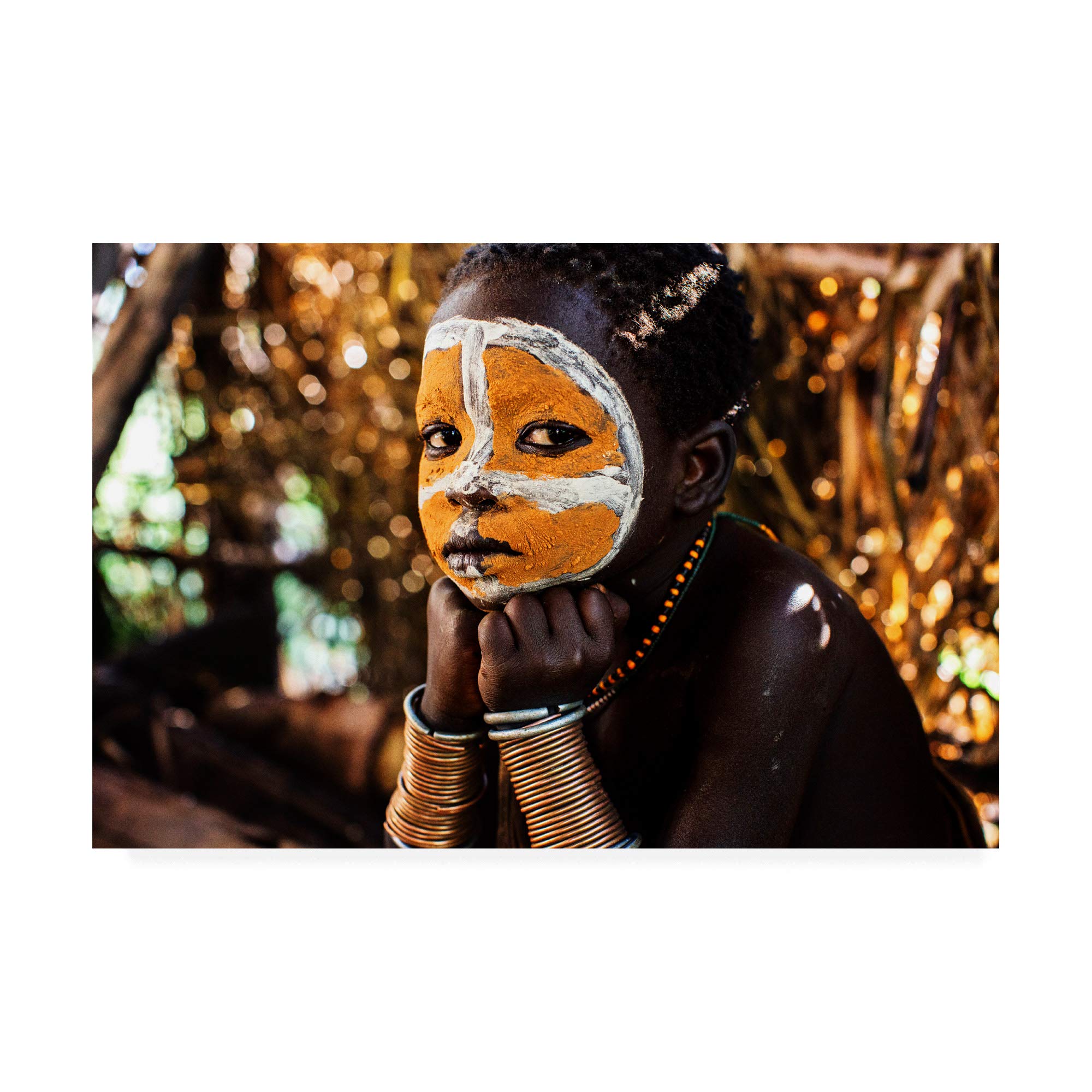 Trademark Fine Art Suri Boy by Vedran Vidak - 30x47 Inches Canvas Wall Art - Perfect for Living Room, Bedroom & Office Decor