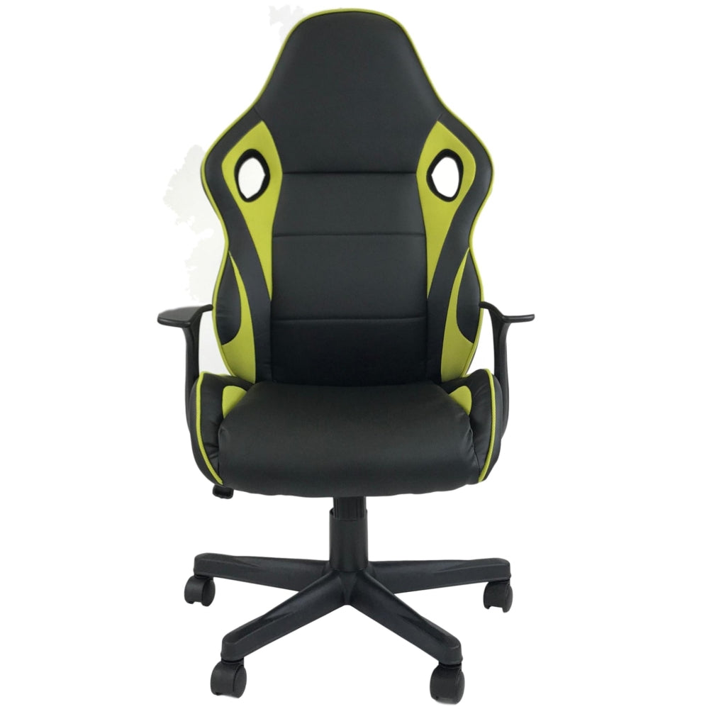 HAWK SERIES 1107 Gaming Chair - Ergonomic Racing Style PC Gaming Chair with Adjustable Height, Lumbar Support, and Headrest (Black & Red) - Perfect for Esports, Streaming, and Office Work