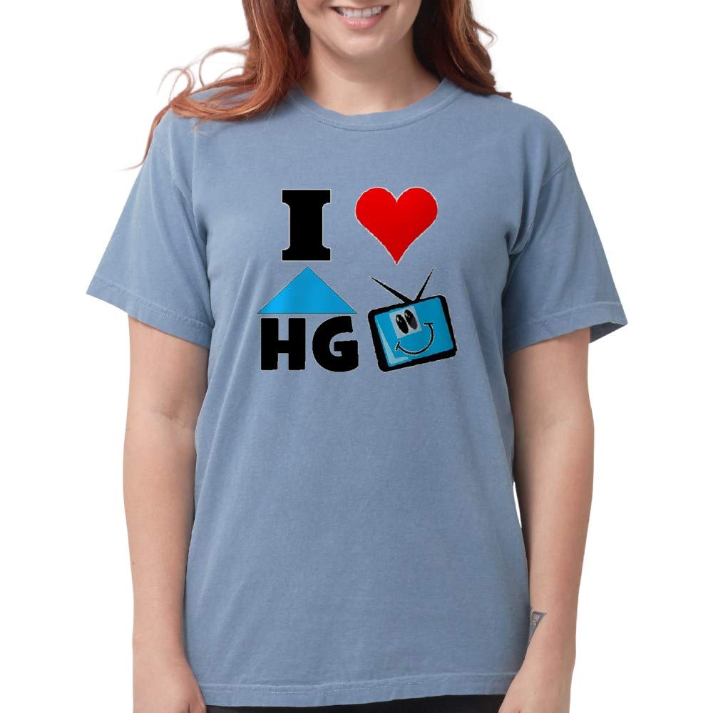 I Love HGTV Women's T-Shirt - Comfort Colors Soft Cotton Tee for Home Renovation & DIY Fans
