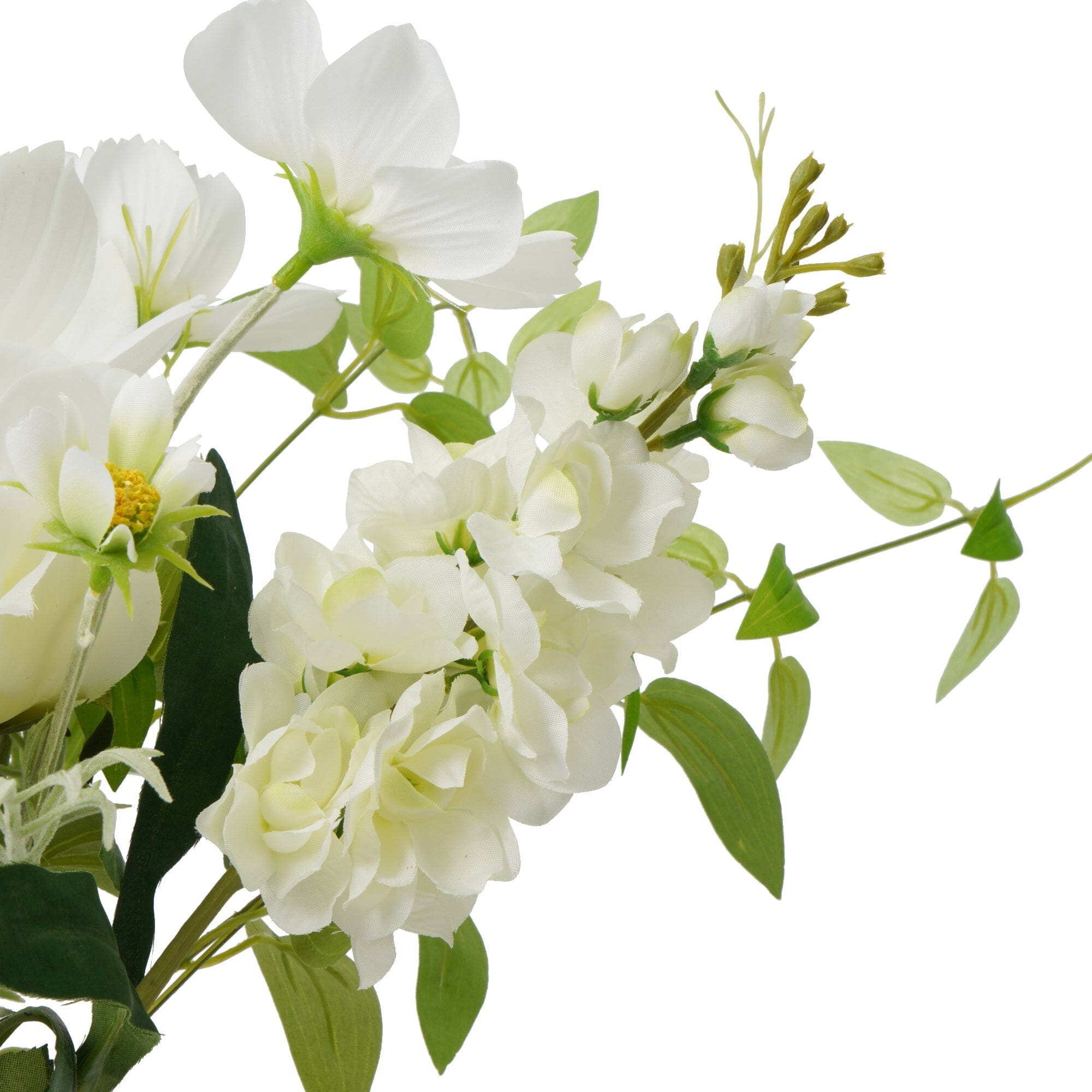 Bouquet Rose Cosmos Mix White - Fresh Cut Flowers for Weddings, Home Decor & Special Occasions