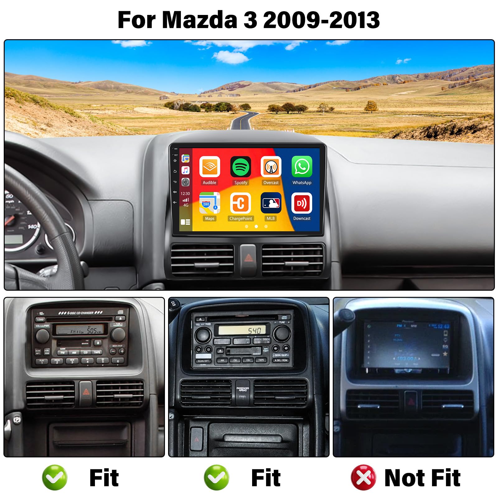 Android 13 Car Stereo for Honda CRV 2002-2006 | 9