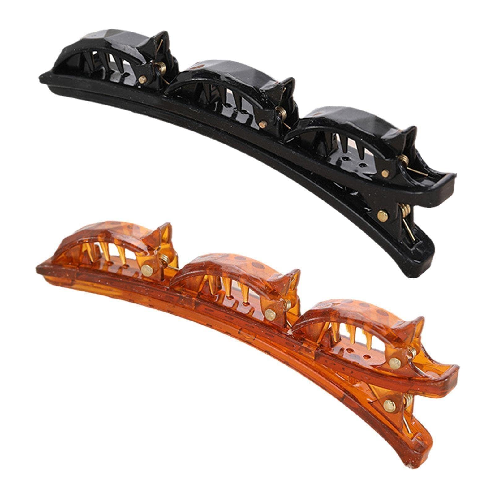 Black Bangs Hair Clip for Women - Cute Braided Barrettes, Alice B1N9 Hairpins & Hairgrips | Fashion Hair Accessories for Daily Wear, Parties & Weddings